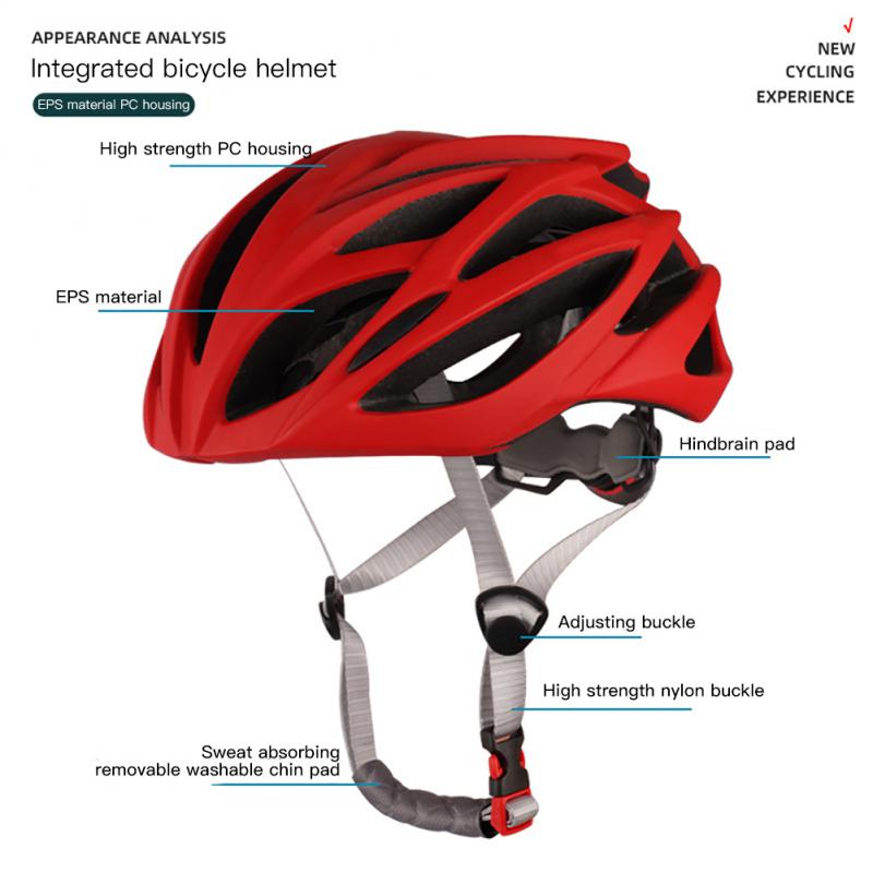 

НОВЫЙ ! Велосипедный шлем Сверхлегкий MTB безопасный кепки дорожный горный велосипед мужской и женский регулируемый цельный шлем для езды на велосипеде