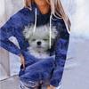 Lovely Cute Cat 3d Print Hoodie Women Fashion Oversized Women Hoodies Sweats Coat Girl Hooded Sweats Pullover Women's Clothing