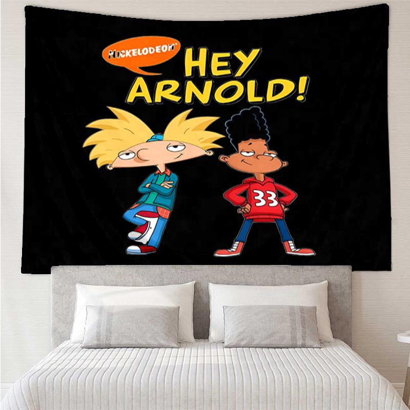 Friendship Laughter Arnold Quick-Dry Tapestry Hanging for Bedroom,Livingroom, Playroom,Decor Art Room Wall Tapestry Holiday and Birthday Gifts