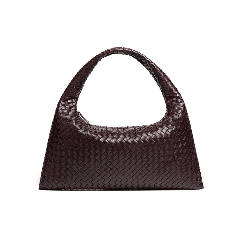 High-end, Large-capacity, High-quality Handbag, Commuter Hand-woven Bag, Simple, Fashionable and Trendy Handbag
