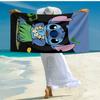 Ultra-Soft Beach Towel with Stitch Theme,Ideal for Pool - Camping, Diving - Perfect Travel Essential, Vibrant Beach Towel.