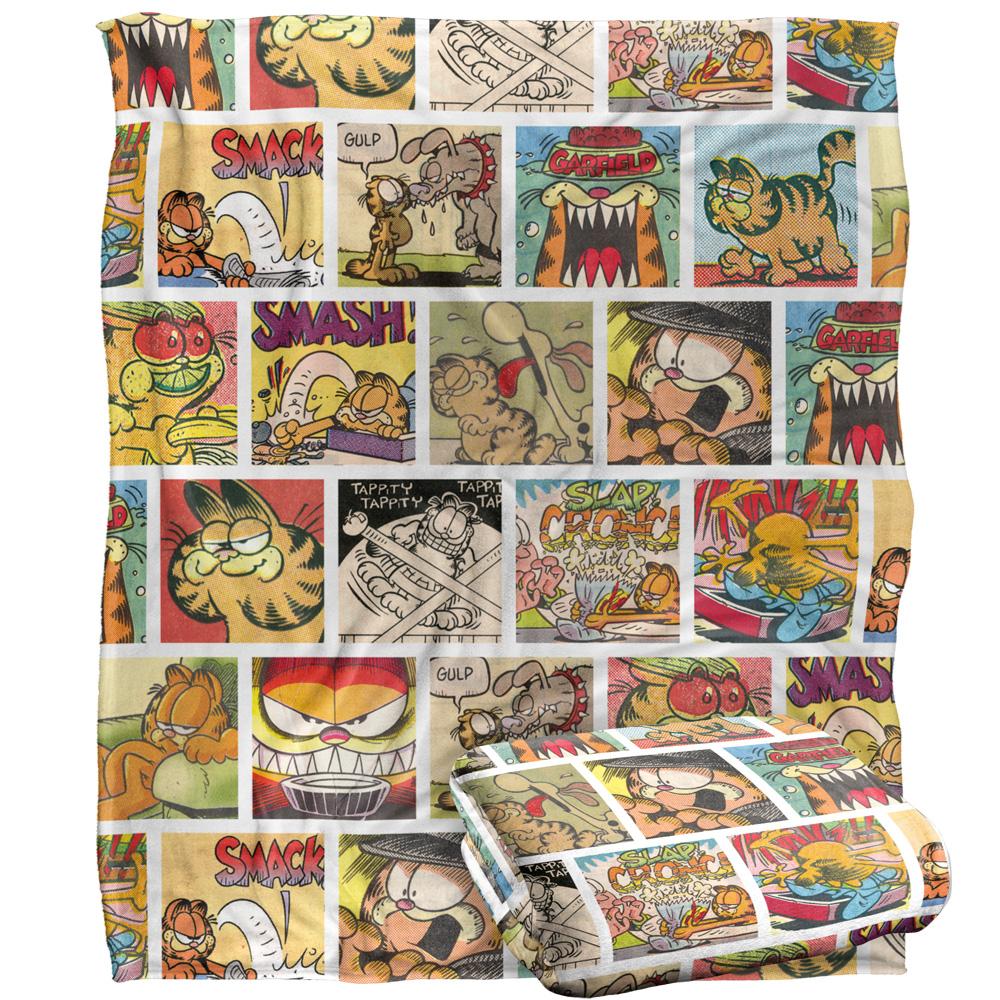 Garfield Silky Collage Supersoft Blanket