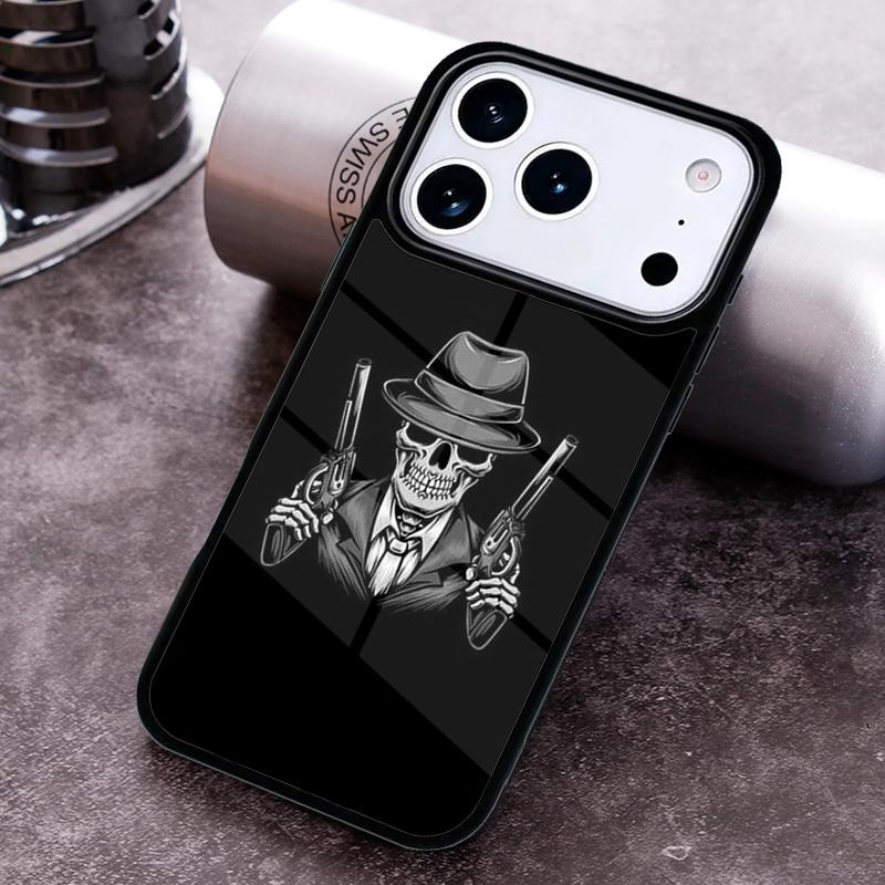 Death Skull Bones Clown Phone Case For iPhone 17 16 15 14 13 12 11 Pro Max Plus 17Air Soft Silicone Cover