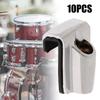 10Pcs Drum Claws Hooks with Rubber Gasket Percussion Drum Claws Hook Hardware for Snares Drum Percussion Instrument Part