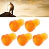 5PCS 22mm Single Angle Cane Tips Imitation Tire Texture Preservative Nonslip Rubber Translucent 7Celsius8in Crutch Tips for Cane