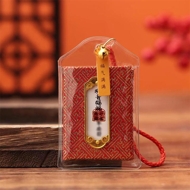 Chinese style Buddhism Monastery Temple Guan Yin Buddha Efficacious Amulet Pendant Bless Family Safety Health Good Luck Career