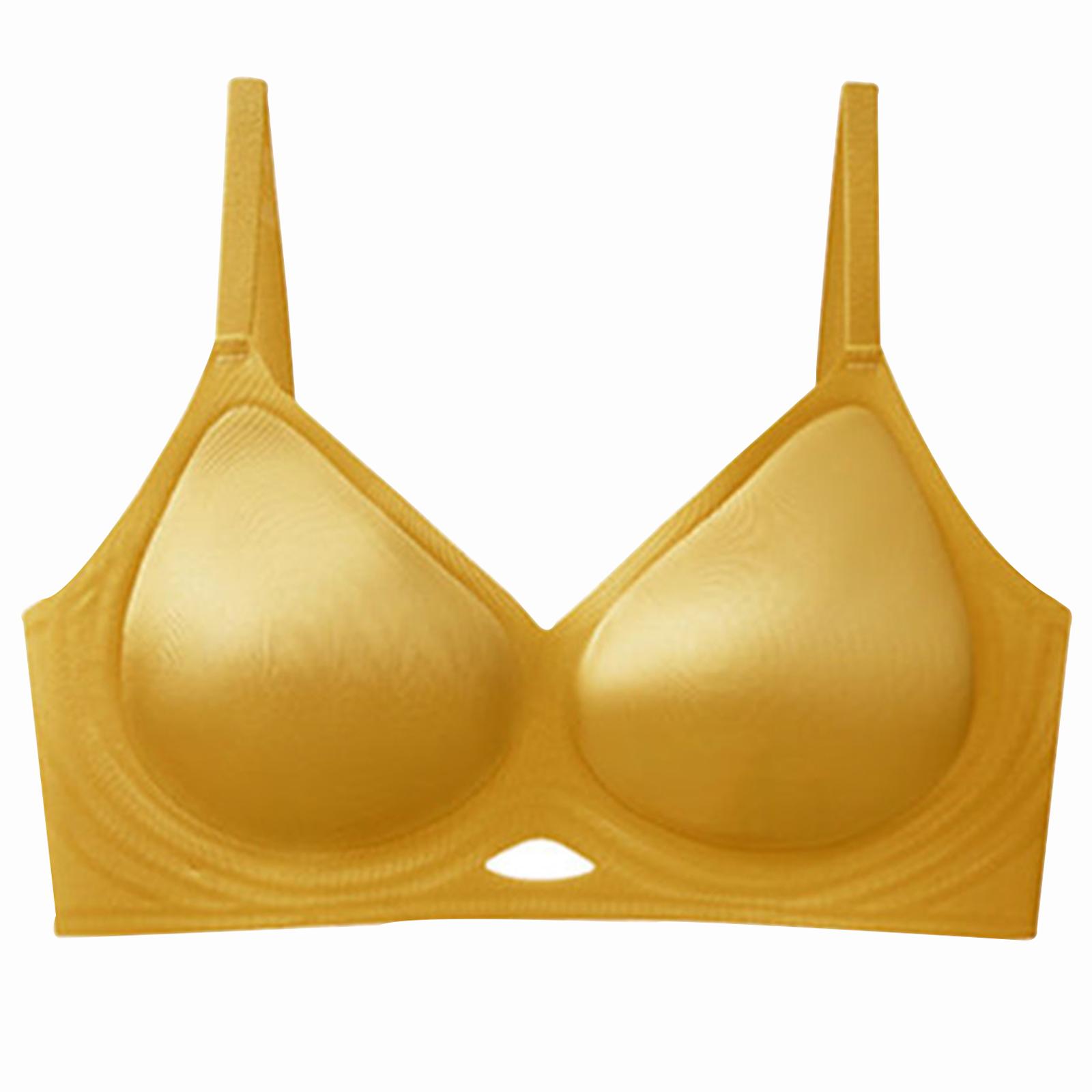 

Женское нижнее белье Мягкая поддержка Бесшовный бюстгальтер без косточек Собирающий Тонкая чашка Большого размера Бюстгальтер 38