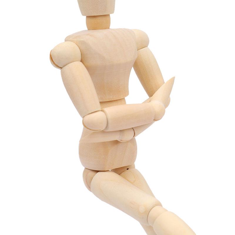 Holzpuppe Gelenkpuppe Modell Malerei Künstler Zeichnen Skizze Schaufensterpuppe