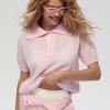 Hollow Knitted Short-sleeved Sweater 2025 Autumn and Summer New Puff Sleeve T-shirt Simple Knitted Sweater Women