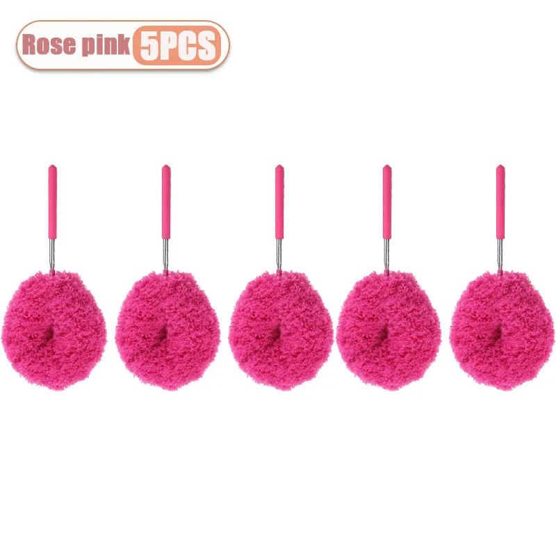 1-10PCS Extendable Feather Duster for Home Cleaning Washable Reusable Dusting Stick for Ceiling Corner Gap Furniture