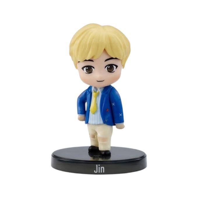 Mini Figure BTS Jin Giocattolo Artistico da Collezione Espositore da Scrivania Merchandising KPOP