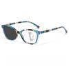 Stripe Printed Photochromic Reading Glasses Women Men Fashion Cat Eye Progressive Multifocal Glasses Unisex Cat Eye Presbyopia