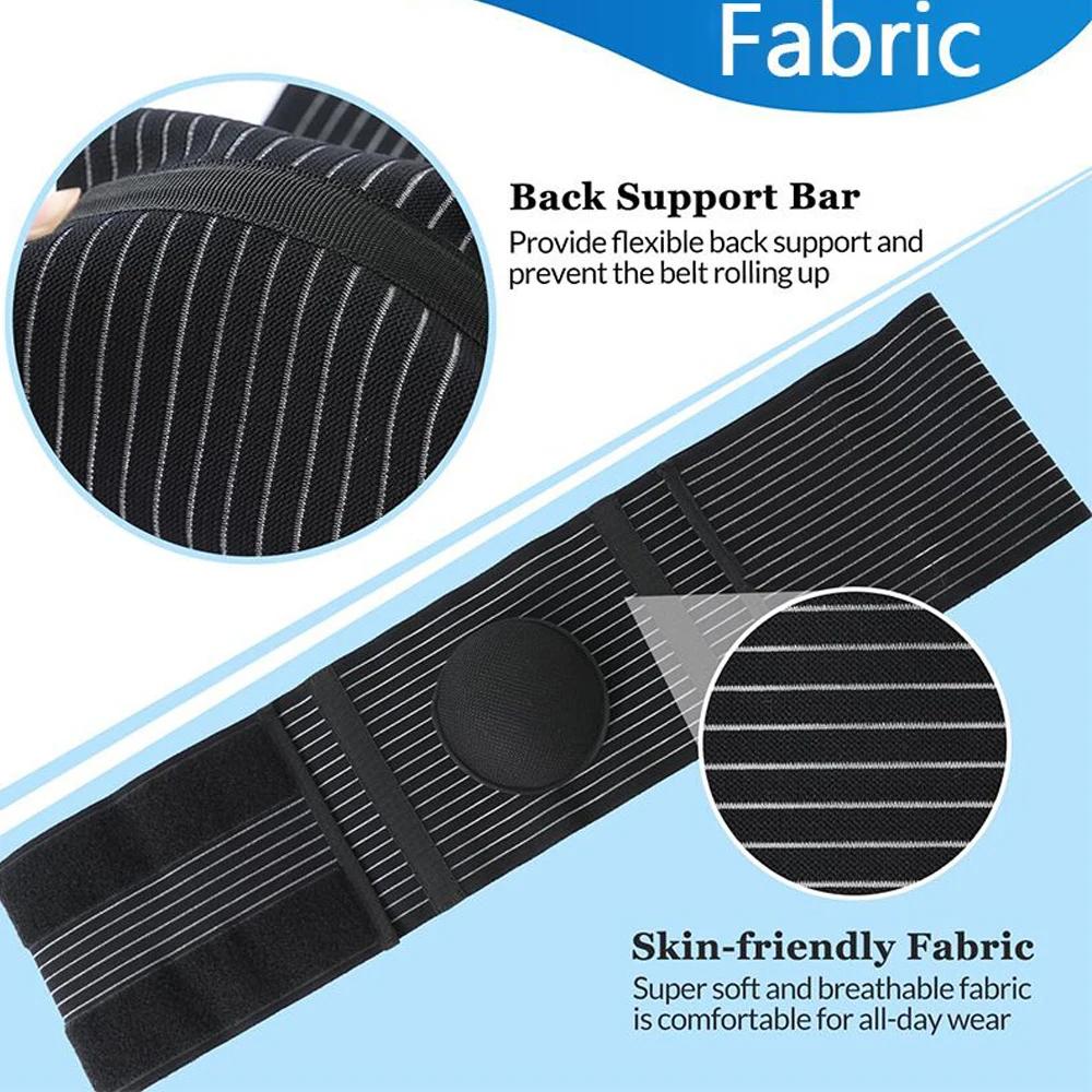 Durable And Safe 1Pcs Hernia Support Belt & Removable Pad - Breathable Abdominal Compression Binder For Belly Buttonunguinal Hernia Pain Relief