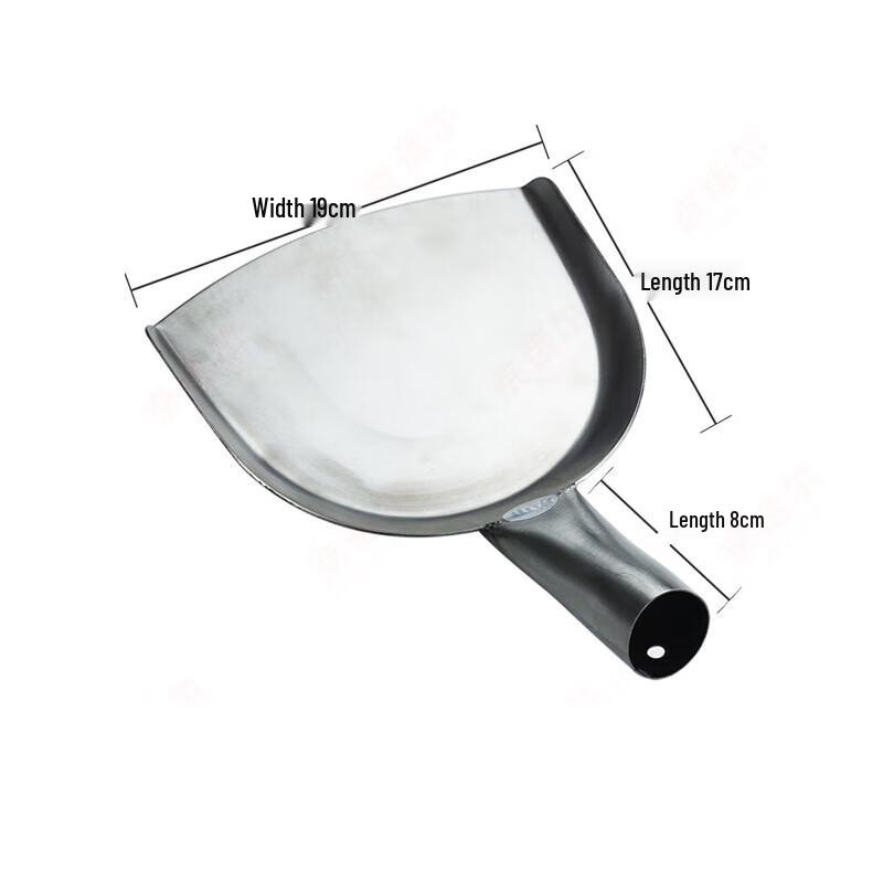 Xiyao Edelstahl-Kochspatel mit verlängertem Griff