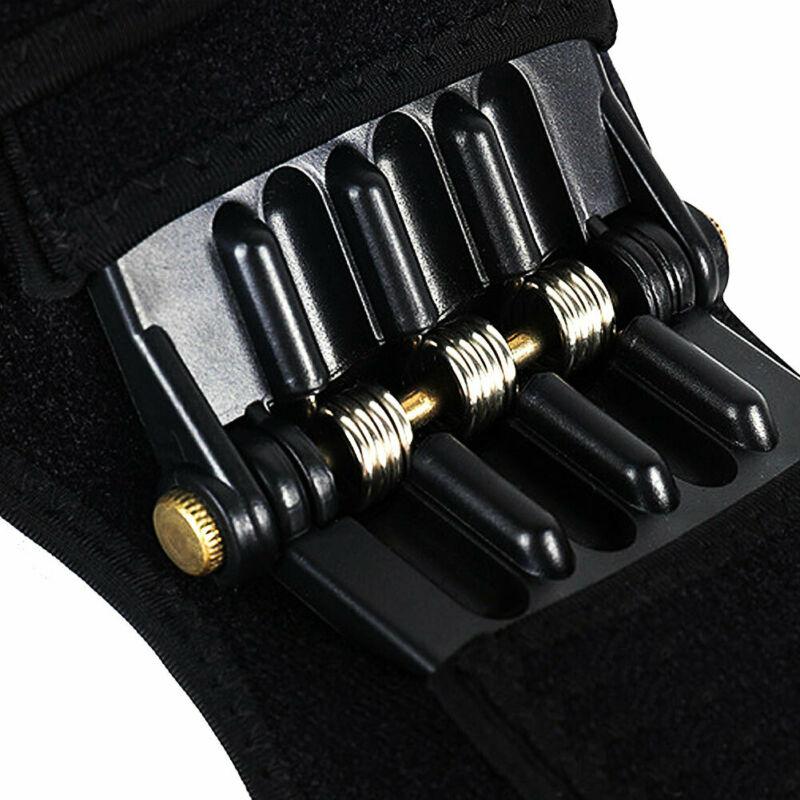 1 Pair Knee Protection Booster Power Support Knee Pads Powerful Rebound Spring Force Sports Reduces Soreness Cold Leg Protection
