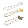 2PCS Magnetic Curtain Tiebacks, Butterfly Shape Metal Curtain Ties, Anti-Oxidation Easy Disassembly Curtain Holdback for Home Decor