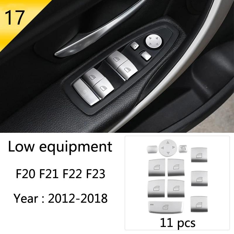 Carbon For BMW 1 2 Series F20 F21 F22 F23 Transmission Internal Air Conditioning CD Panel Door Armrest Decorative Sticker