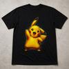 Pikachu Pokemon Style T Shirt Anime Gaming Tee Adults Kids Gift