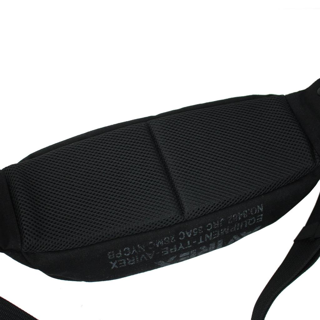 Avirex EAGLE Series Body Bag, One-Shoulder Bag, Crossbody Bag, Waist Bag, 2-Way, AVX3521 Black