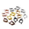 6-12Pcs/lot French Hoop Lever Back Open Loop Earring Hook Clasps Settings For DIY Jewelry Making Findings Accessories Supplies