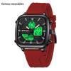 New Electronic Watch Youth Multifunctional Waterproof Sports Watch Alarm Clock Silicone Strap Luminous Watch