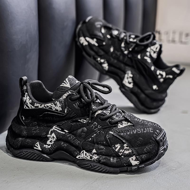 2026 New Autumn Fashion Thick Bottom Versatile Comfortable Low Cut Breathable Casual Sports Running Bag Bottom Men's Shoes