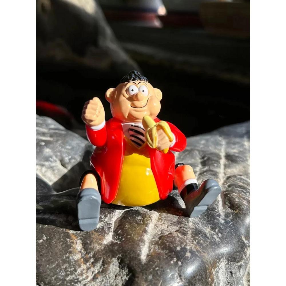 Gimbal Wheel Mini Clockwork Double Decker Bus Tractor Locomotive Track Car Beano Retro J.Perry Acrobatics Toys Figures