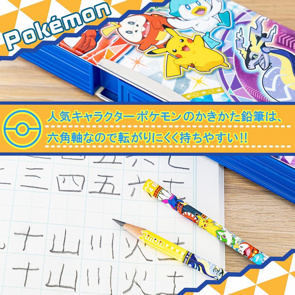 Showa Note Writing 456729001 Pokémon Pencils, 4B, 4-Pack,