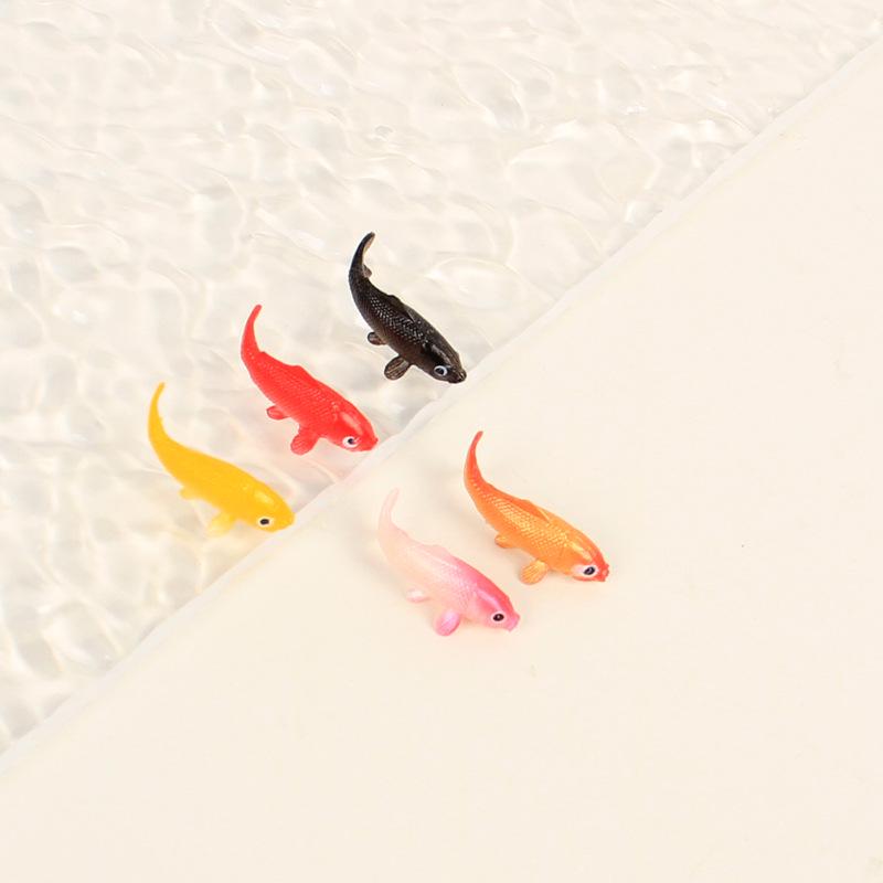 Mini Koi Fish Simulation Model for DIY Crafts & Jewelry Accessories Scene Landscaping