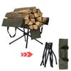 1 Pcs Outdoor Firewood Carrier Tote Bag with Customized Heavy-Duty Waterproof Canvas Fireplace Log Firewood Holder
