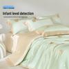 HLA Ice Silk Cooling Quilt 4-Piece Bedding Set