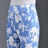 Denim Blue Stylish Micro-Flare Summer Pants - Plus Size Slim-Fit Versatile Casual Women's Trendy Long Pants