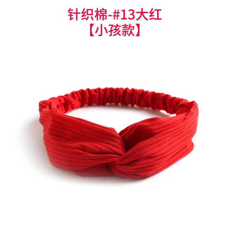 Elastic Crossed Headband Solid Color Knitted Cotton Suede Headband Ladies Hair Accessories Hair Band Headgear
