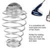 Stainless Steel SpiraL Shaped Hairdryer Support Holder Wall Mounted Hair Dryer Rack