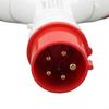 3 Way Industrial Plug 5 Cores 3P N E 16A IP44 Waterproof Y Type Aviation Socket 380/415V Multifunctional Power Connector