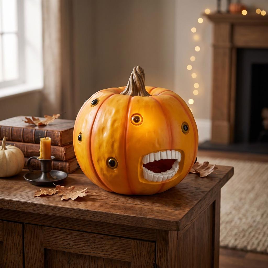 Pumpkin Halloween Decor for Home Party Table Centerpiece