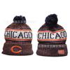 2026 Winter Chicago Bears Knit Hat Embroidered Warm Beanie Men Women Sports Team Cap