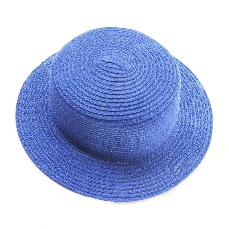 Summer Parent-child simplicity Solid color Sun Hat Visor For Women Caps Fashionable Straw Hat  Sea Beach Trip Caps girl hat