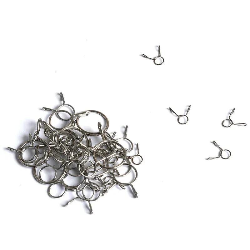 10pcs 304 Stainless Steel Spring Tube Clamp Single Wire Clips Water Pipe Clamp Ring Quick Installation Buckle 24MM Pipe Hoop