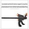 Two-Way Quick-Release Woodworking F-Clamp, Nylon Trigger Type for Board Fixing