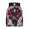 Custom Uchiha Sasuke Travel Backpack Men Women School Computer Bookbag N-Narutoes College Student Daypack Bags