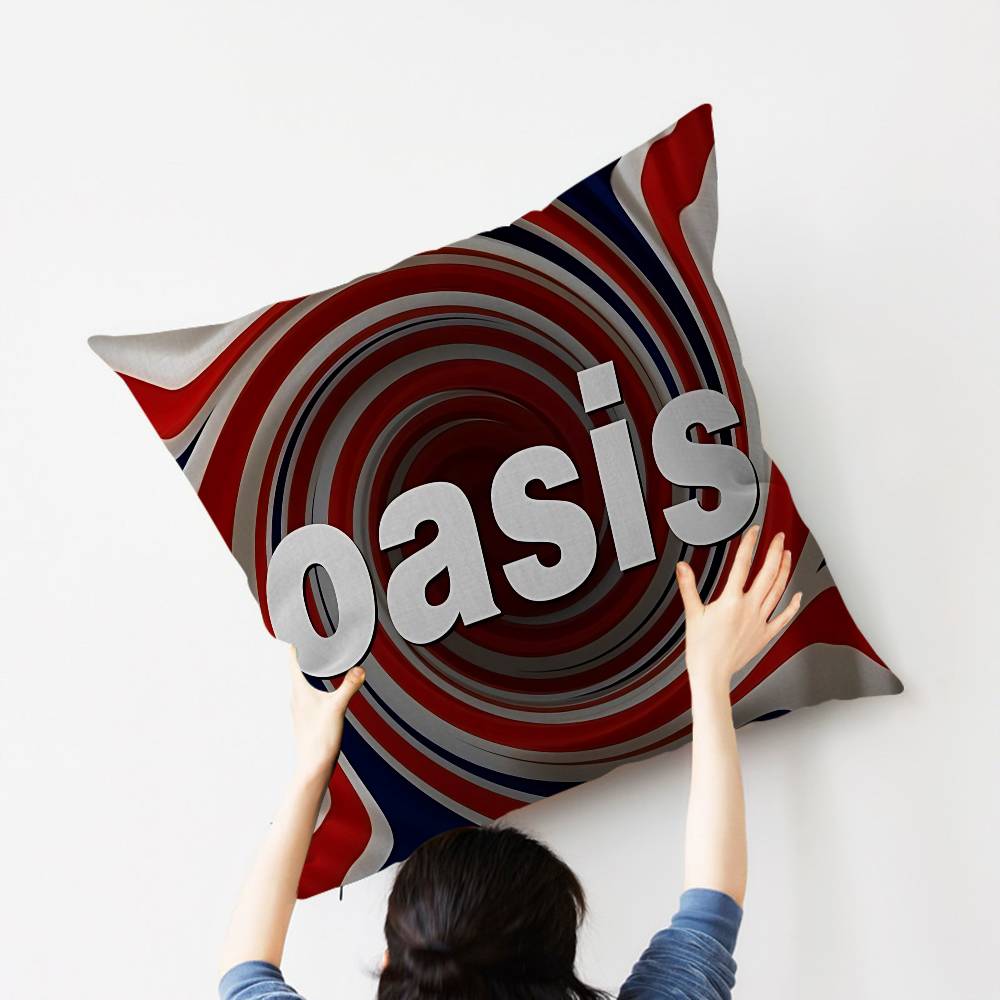 Band O-Oasis Pillow Gift Home Office Decoration Pillow Bedroom Sofa Car Cushion CoverPillow Case