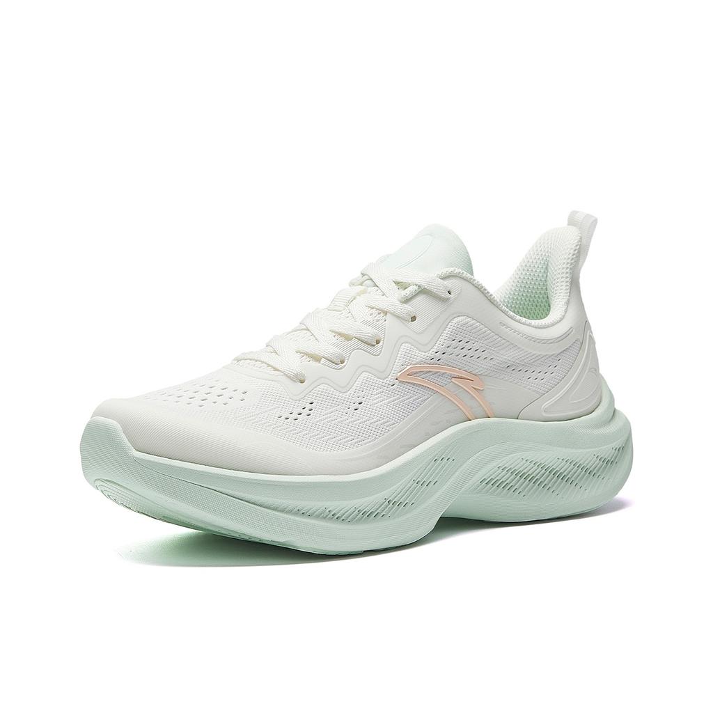 Anta Feiyun Comfortable Versatile Shock Absorbing Lightweight Breathable Low Top Casual Training Running Shoes Women sneaker White Green 922545577-1