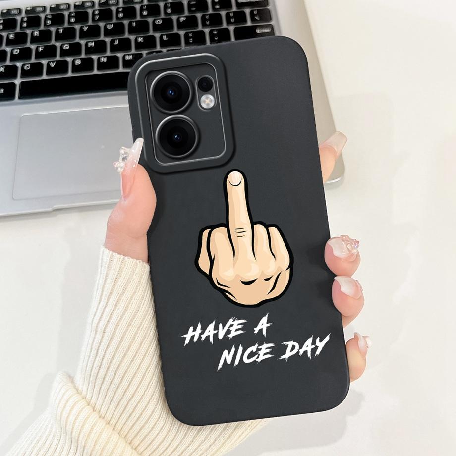 For Oppo Reno13 / Reno13F 4G 5G / Reno 13 Pro Phone Case Soft Smooth Silicone Capa Moon Night Artistic Marble Printed Back Cover