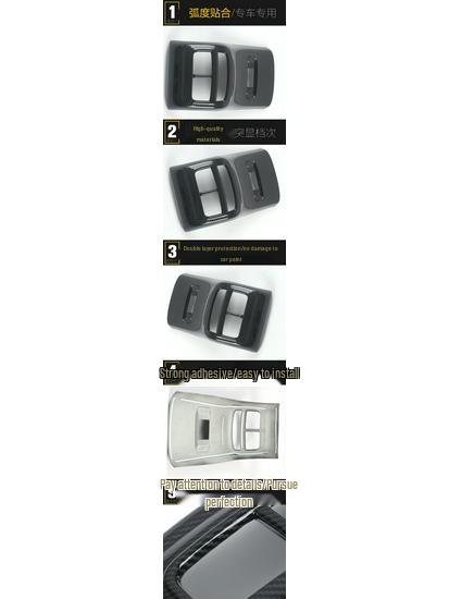 2020 RX5PLUS Rear Air Outlet Full Wrap Decorative Frame & Air Conditioning Vent Trim