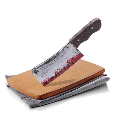 1PC Bloody Horror Cosplay Rekvizity Kostýmy Halloween Party Pomůcky Falešný nůž DIY