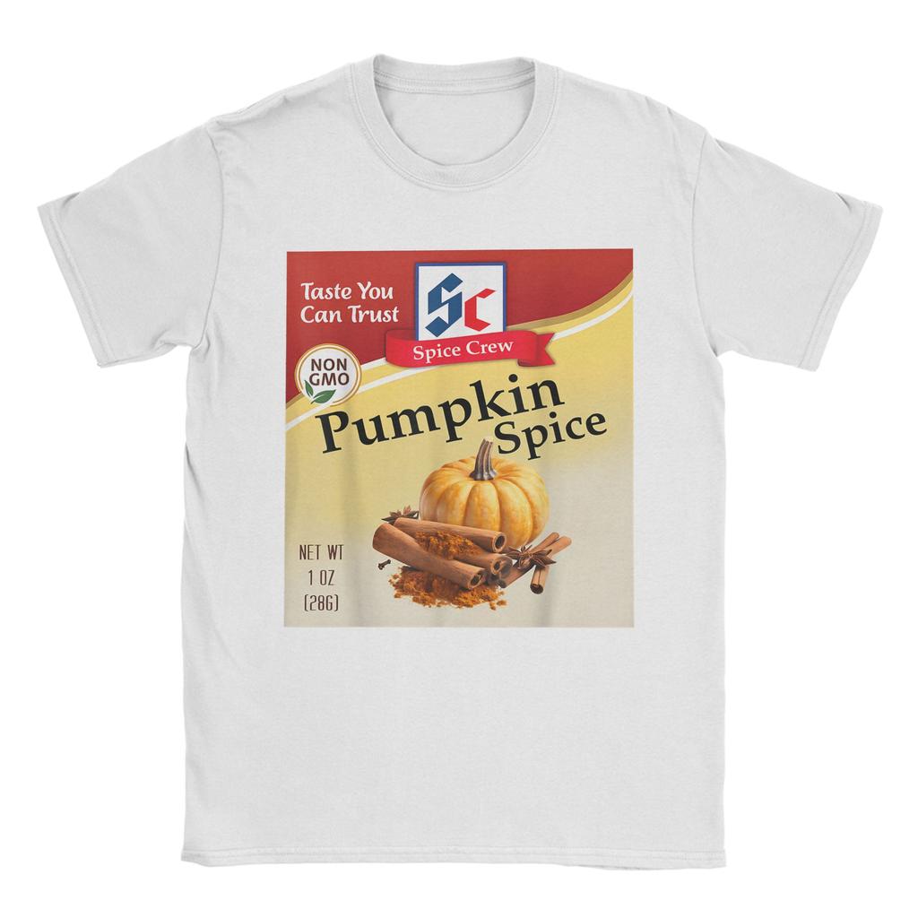 Men's T-Shirts Pumpkin Spice Condiment Costume Holiday Spice Costumes Group Tee Shirt Short Sleeve  T Shirt Crewneck Clothes