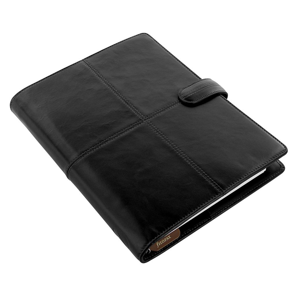 Filofax Classic Stitch System Notebook A5 Black 028510