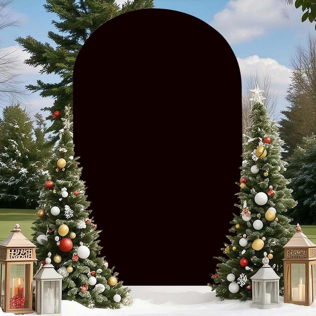 Solid Color Stretchy U-Shaped Backdrop Fabric for Party Decoration and Arch Covers