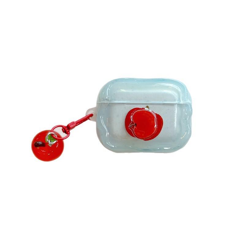 Summer three-dimensional rotating fruit pendant is suitable for AirPods 1 /1 earphone protective case cover 1pro second and third generation new model
